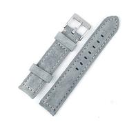 JUANZD Banda de corteta de reloj de cuero de gamuza 8 mm 20 mm 22 mm Watchstap Starps Hadming Reemplazo de pulsera de reemplazo for hombres Mujer Pulsera de reloj(Grijs,20mm)