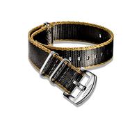 JUANZD Banda de reloj de la OTAN Nylon Blue One Piece Reemplazar las correas de reloj for hombre o mujeres 18 mm 20 mm de 24 mm 24 mm de 24 mm(HB106KHQ-Grey-S,22mm)