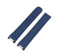 JUANZD Banda de reloj de silicona de goma de 20 mm compatible con Omega Strap Seamaster 300 AT150 Pulseras de banda de hebilla de acero Aqua Terra Ultra Light 8900(Light Blue,20MM_3)
