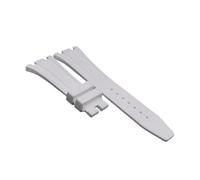JUANZD Banda de reloj de silicona impermeable compatible con Ga2100 3ra 4a gen con correa de goma Mod Pulsera de reloj(White strap)