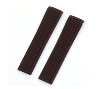 JUANZD Banda de vigilancia de goma de silicona de 21 mm compatible con correa de Patek compatible con Aquanaut Philippe 5164A 5167A Banda de reloj(BROWN,21MM_12)