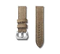 JUANZD Bandas de reloj de lienzo de lanzamiento rápido Denim azul Dos piezas Correas de reloj Matt Steel Hebilla de 20 mm de 24 mm de 24 mm(Groen,22mm)