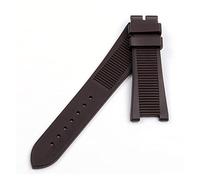 JUANZD Bandas Duraderas De Goma De Silicona De 25 Mm Compatibles Con Patek PP 5711 / 5712G Mira La Pulsera De Muñeca De Cinta Con Agua Gris Strep Gris(Bruin)
