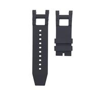 JUANZD Black Blue Brown 28mm Silicone Watch Strap compatible con Invicta Subqua Noma III 5 0mm reloj de reloj brazalete correa cómoda e impermeable(Schwarz)