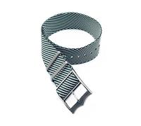 JUANZD Botones de bronce de nylon Bandas de relojes compatibles con correas de reloj Tudor Correa de pulsera de anillo móvil 20 mm 22 mm(Celestial Teal,22mm)