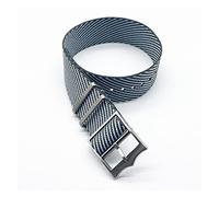 JUANZD Botones de bronce de nylon Bandas de relojes compatibles con correas de reloj Tudor Correa de pulsera de anillo móvil 20 mm 22 mm(White Light Pur,22mm)