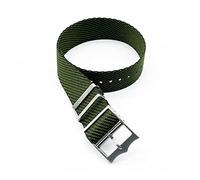 JUANZD Botones de bronce de nylon Bandas de relojes compatibles con correas de reloj Tudor Correa de pulsera de anillo móvil 20 mm 22 mm(White Black,20mm)