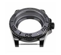 JUANZD Caja de reloj estilo diseño de yate negro con cristal de zafiro resistente al agua for caja de reloj de movimiento mecánico automático NH35 Nh36(4)