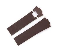 JUANZD Cinturón de correa de cinta de muñeca de goma de color marrón negro de 25 mm marrón negro(Bruin,11)