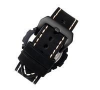 JUANZD Compatible con G-SHOCK GST-B100 / W300/400 S110/S120/ W130L Correa de reloj de cuero Puerto cóncavo Reloj for hombre Correa de línea manual Correa 26 mm(5)