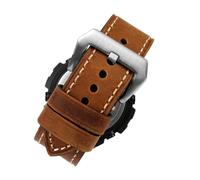 JUANZD Compatible con G-SHOCK GST-B100 / W300/400 S110/S120/ W130L Correa de reloj de cuero Puerto cóncavo Reloj for hombre Correa de línea manual Correa 26 mm(2)