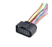 JUANZD Conector adaptador de 10 pines y 10 cables compatible con el arnés de cableado de la lámpara del faro delantero 1J0973735(1pcs)