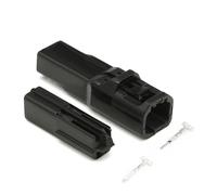 JUANZD Conjuntos 1/5/10/20/50 DJ3031A-1.0-11, negro, serie 1.0, conector macho y hembra de 3 orificios DJ3031A-1.0-21(3pin male female,1 set)