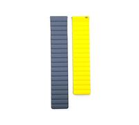 JUANZD Correa Compatible con Correa de Reloj Polar Vantage M2 M/IGNITE 2 Correa de Silicona Compatible con Pulsera de Repuesto Polar Grit X/Unite(Gray Yellow,For POLAR Grit X)