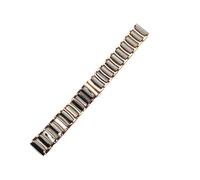 JUANZD Correa de 22mm Compatible con Galaxy Watch 3 45mm Galaxy Watch 46mm Gear S3 Frontier Gt 2e Correa de cerámica de acero inoxidable(Rosegold black,Gear S3 Frontier)