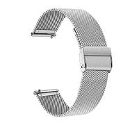 JUANZD Correa de acero inoxidable compatible con Fossil GEN 6 44 mm GEN6 Correa de metal compatible con Fossil GEN 5E 44 mm/GEN 5 LTE 45 mm pulsera de reloj inteligente