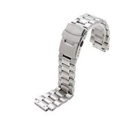 JUANZD Correa de acero inoxidable compatible con relojes de la serie G-SHOCK GST-B200 GST-B200D Correa for hombre 24 * 16 mm Extremo de asa Pulsera plateada y negra(Silver)