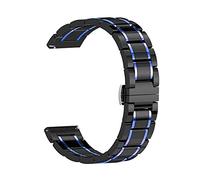 JUANZD Correa de cerámica de 20 mm, 22 mm, 24 mm, compatible con Galaxy 3 Active, reloj de 46 mm 42, compatible con Pace/Stratos 2 /Bip, correa de lujo de cerámica inteligente(3,24mm)