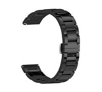 JUANZD Correa de cerámica de 20 mm, 22 mm, 24 mm, compatible con Galaxy 3 Active, reloj de 46 mm 42, compatible con Pace/Stratos 2 /Bip, correa de lujo de cerámica inteligente(Schwarz,24mm)