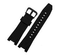 JUANZD Correa de cuero compatible con GST-S100g / S110 / S130l / W100G / W110 / 210B / 400G / 410 / B100 / W300 Accesorios de pulsera 26x14 mm(1,26x14 Silver Buckle)