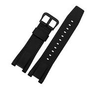 JUANZD Correa de cuero compatible con GST-S100g / S110 / S130l / W100G / W110 / 210B / 400G / 410 / B100 / W300 Accesorios de pulsera 26x14 mm(2,26x14 Silver Buckle)