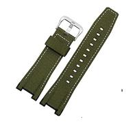 JUANZD Correa de cuero compatible con GST-S100g / S110 / S130l / W100G / W110 / 210B / 400G / 410 / B100 / W300 Accesorios de pulsera 26x14 mm(5,26x14 Black Buckle)