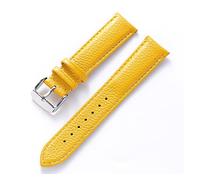 JUANZD Correa de cuero for mujeres de cuero suave de cuero de cuero de cuero de grano de vapor de vajilla.(Yellow,22mm)