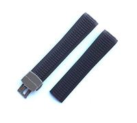 JUANZD Correa de goma de silicona azul marrón negro de 21 mm de reloj compatible con la correa de reloj con PÁGINAS Patada Aquanaut 5167R-001 / 5167A-001 Mira la brazalete de la banda(9)
