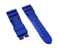 JUANZD Correa de goma de silicona natural de 24mm y 26mm Compatible con Panera-Correa de reloj resistente al agua herramientas gratuitas(26mm Light Blue,6)