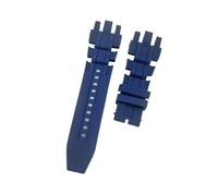 JUANZD Correa de reemplazo de banda de vigilancia de color negro azul oscuro de 26 mm compatible con Invicta Reserve GMT 6177 Banda de reloj de brazalete(BLUE)
