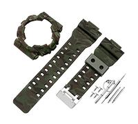 JUANZD Correa de reloj compatible con reemplazo modificado compatible con el kit de correa de caja G-shock GA110 GD100 GAX100 Accesorios de correa de reloj con herramientas(Army green)