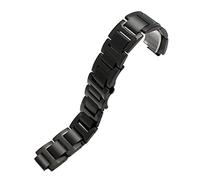 JUANZD Correa de reloj de acero inoxidable Compatible con la serie Ballon Bleu 20 * 12mm 18 * 11mm 14 * 8mm W6920046 correas pulsera for hombres y mujeres(Schwarz,14-8mm)