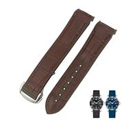 JUANZD Correa de reloj de cuero, caucho y silicona de 22 mm, 21 mm, 20 mm y 19 mm, compatible con correa de nailon L3 Conquest GT2.(20,21MM_1)