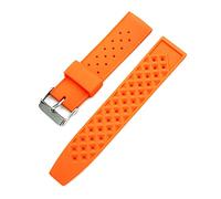 JUANZD Correa de reloj de goma de estilo TROPICAL clásico, correa de reloj de 20mm y 22mm Compatible con correa de pulsera de reloj de repuesto Oris(3,22mm)