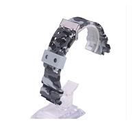 JUANZD Correa de reloj de goma de silicona de camuflaje de 16mm Compatible con pulsera G-SHOCK GD GA GLS-100 110 120 GD110(Color 4)