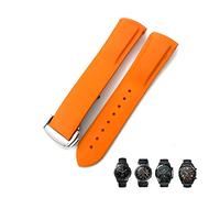 JUANZD Correa de reloj de silicona con extremo curvo de 20 mm, 19 mm, 21 mm y 22 mm compatible con correas GT 2 Galaxy Watch 3 y 4 Omega Seamaster(1,22mm)