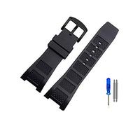 JUANZD Correa de reloj de silicona con muesca en el extremo compatible con Ingenieur Strap compatible con hombres 30 * 16 mm Correa de reloj impermeable Pulseras Cinturón con hebilla de pasador(3)
