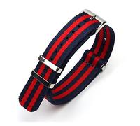 JUANZD Correa de reloj deportiva NATO ZULU de lona de nailon de 20 mm compatible con 007 compatible con correa de reloj Omega Seamaster 300 con hebilla de pasador(Strap 7)