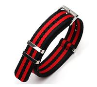 JUANZD Correa de reloj deportiva NATO ZULU de lona de nailon de 20 mm compatible con 007 compatible con correa de reloj Omega Seamaster 300 con hebilla de pasador(Strap 8)