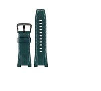 JUANZD Correa de reloj for GST-S100G / S110 / S130L / W100G / W110 / 210B / 400G / 410/pulsera de cuero de 26 * 14mm for hombre(Blue white black)