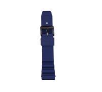JUANZD Correa de silicona de 20mm y 22mm Compatible con SKX007 SRP777J1 CITIZEN, pulsera deportiva impermeable for buceo, pulsera de reloj inteligente(Blue black buckle,20mm)