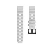 JUANZD Correa de silicona QuickFit de 26 mm compatible con Tactix Delta Correa de muñeca Correa de repuesto Fenix 6X 5X Plus Accesorios de repuesto for correa de reloj(White,For Tactix Delta)