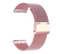 JUANZD Correa milanesa de 22 mm y 20 mm compatible con Galaxy Watch Active 2 de 40/44 mm/3 pulsera de reloj inteligente de 41 mm compatible con GT 2 de 42 mm(Rose Pink,22mm)