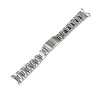 JUANZD Correa Oyster de acero inoxidable Compatible con Sxns80 Snxs79 5 Snxs79k Snxs77k Snxs73 Correa de reloj Correa de pulsera 19 mm 20 mm(Middle polish,19mm)