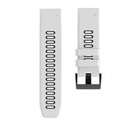 JUANZD Correa QuickFit de 26 mm, 22 mm, 20 mm, compatible con EPIX Fenix 7 7X 7S Solar 6 6X 6S Pro 5X 5S Plus/Instinct 2/Forerunner 945(White black,For Fenix 6X Pro)