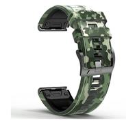 JUANZD Correas de silicona de 26 mm y 22 mm for Fenix 7X 7 6X 6 Pro 5X 5 Plus 3HR Pulsera Enduro Epix Gen 2 Tactix Impresión Correa de reloj(J,22mm Fenix 7 7Pro)