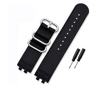 JUANZD Doble reloj de nylon convexo convexo compatible con CONMOCIÓN Mirar con GMW-B5000 Serie Relojes cuadrados de 24 mm pulsera de nylon correa de reloj impermeable(Schwarz)