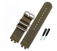 JUANZD Doble reloj de nylon convexo convexo compatible con CONMOCIÓN Mirar con GMW-B5000 Serie Relojes cuadrados de 24 mm pulsera de nylon correa de reloj impermeable(Groen)