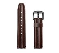 JUANZD Fácil compatible con correa de cuero Compatible con Samsung Galaxy Watch Active2 44mm Active 2 40 mm Correas de banda Smartwatch Band Band Band Banket Accessors(Dark brown)