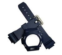 JUANZD Funda de silicona compatible con GW-6900A G-6900B GLX-6900GB GLS-6900 Estuche de resina + Correa compatible con DW6900 Accesorios de bricolaje Protector de pantalla(Blue-W)